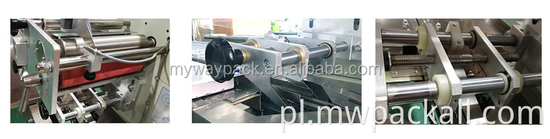 Szybki mały przepływ poziomy automatyczny gummy nugat Bar słodka galaretka toffi twarda maszyna do pakowania cukierków karmelowych